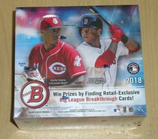 2018 Bowman baseball sealed RETAIL box Ohtani green autograph?