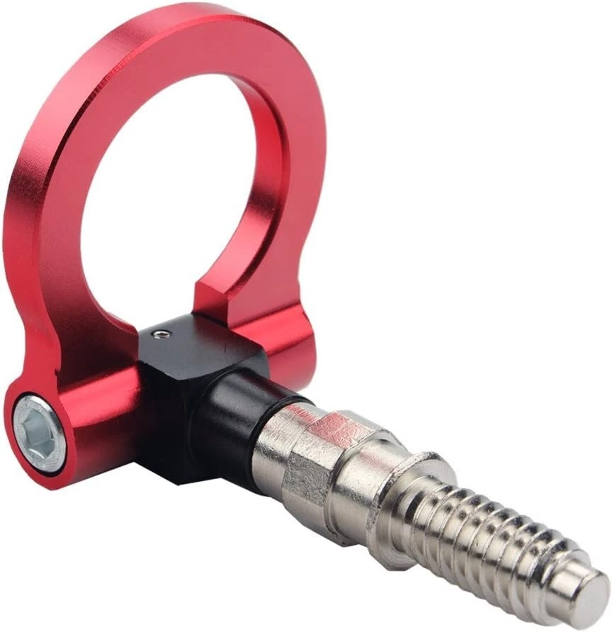 Durable Red Tow Hook Compatible with BMW Series & Mini Cooper - High Performance Foto 2 de 4