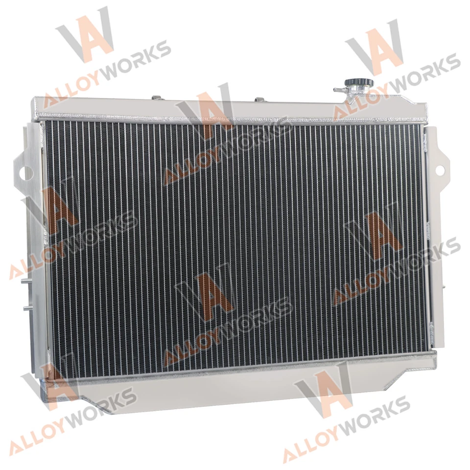 4 Row Radiator For 1990-1998 Toyota Land Cruiser HDJ80 HZJ80 1HZ 1HD 4.2L Diesel - Image 4 of 4