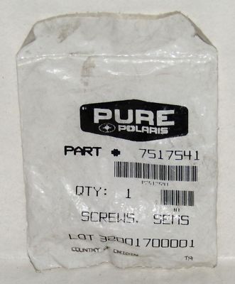 NEW POLARIS ENGINEERED PARTS SEMS SCREW OEM PART NO. 7517541