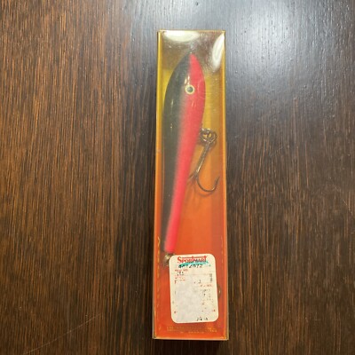cherry bomb fishing lure Hellraiser Fishing Lure Cherry Bomb Pink/black Vintage 6” Lure NIB