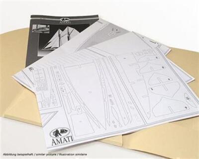 Krick AMATI Bauplan Nave Egizia Ägyptisches Schiff 1:50 / 91003