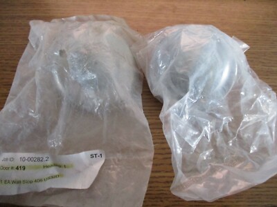 LOT OF 2 IVES 406 US32D Door Stop, Wall Mount, Hardware Included