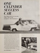 1966 Magazine Photo King Midget One Cylinder Cars Midget Motors Athens,Ohio
