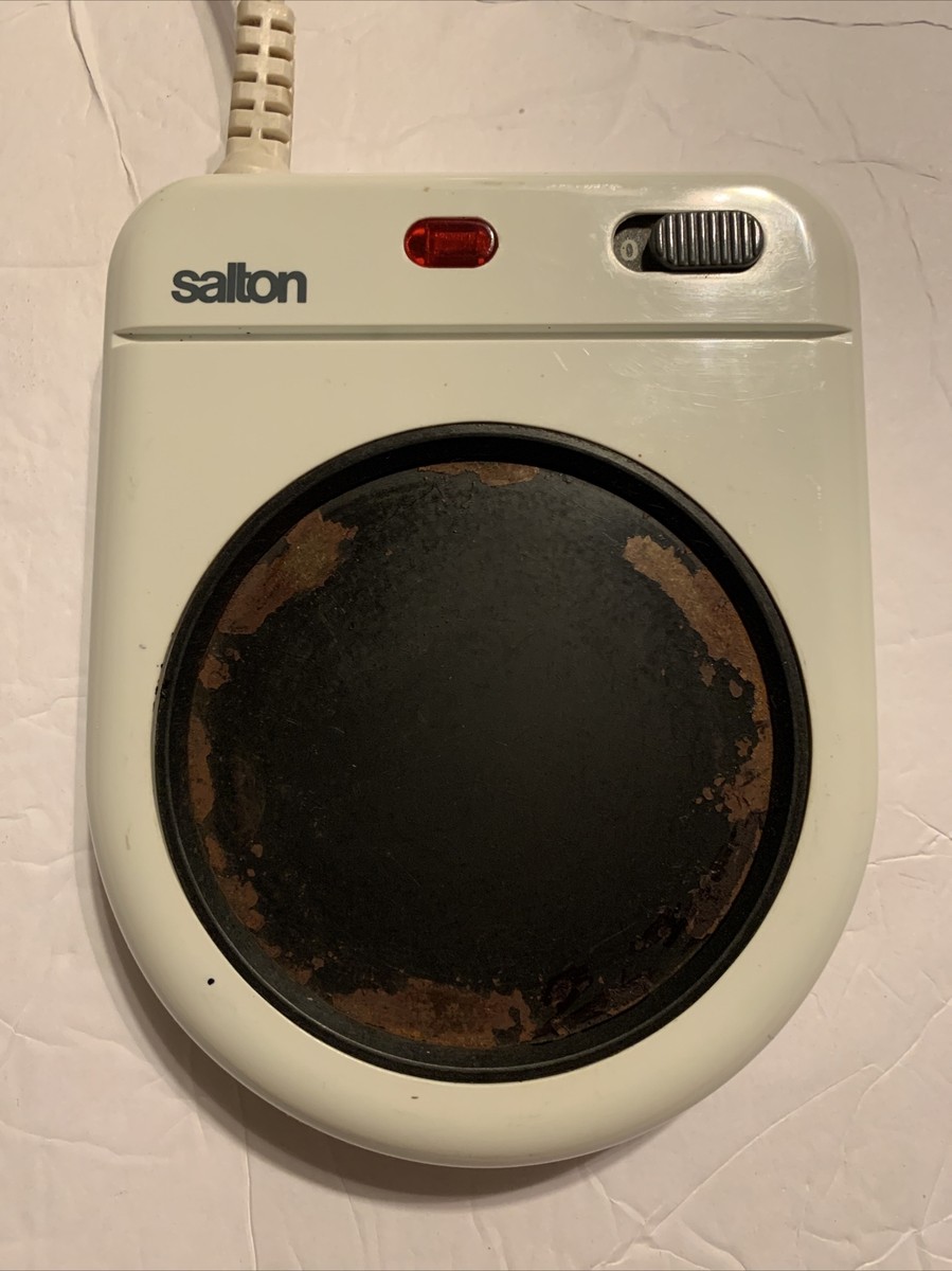 Vintage Salton Hot Spot Set White MW-1C Coffee and Hot Beverage