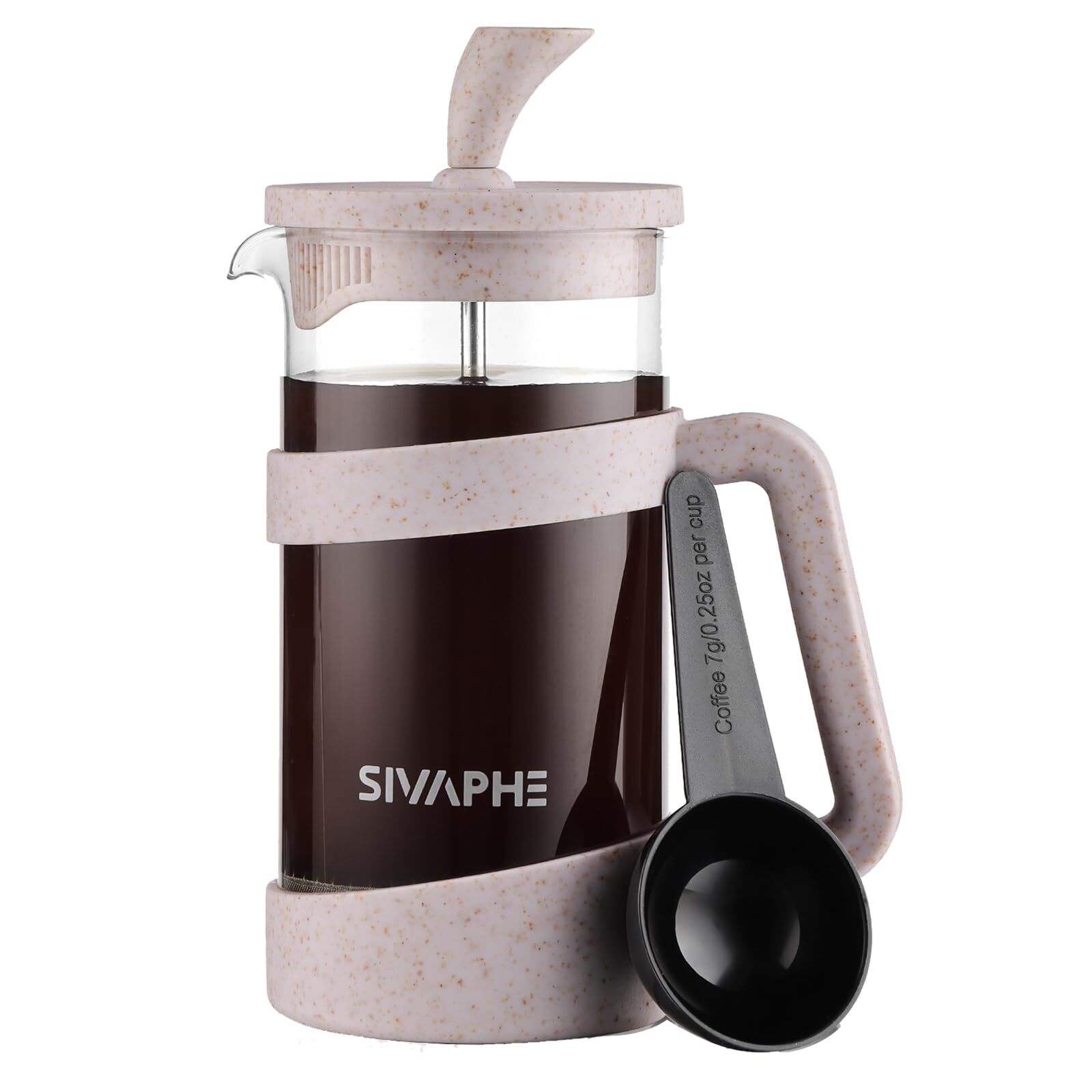 12 Fl.oz Light-weight Durable High Borosilicate Carafe Wit..