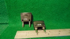 (2) HH Smith 1516 Double Banana Plug w/Shorting Bar NOS