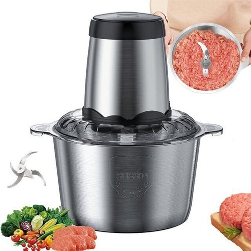 Electric Meat Grinder Mincer Mixer Kitchen Blender Mini Food Chopper Processor - Picture 2 of 11