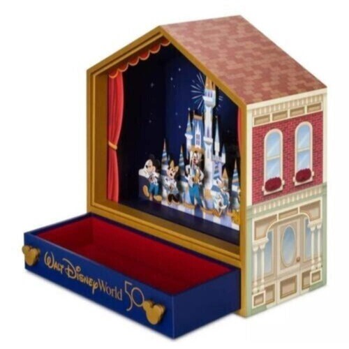 Disney Jewelry Box 50th Anniversary Mickey Donald Goofy Music Dancing - NIB - Picture 2 of 5