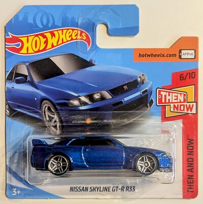 Hot Wheels Nissan Skyline GT-R R33 blau  (2018) 