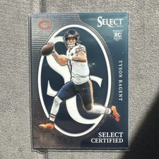 2023 Select - Tyson Bagent - Chicago Bears - Select Certified - RC - #CRO-TBA