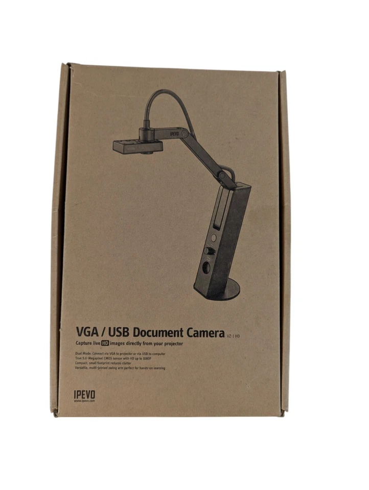 IPEVO VZ-1 HDMI/USB Dual-Mode 5MP Document Camera + Scanner VZ-1 HD - Image 2 of 4