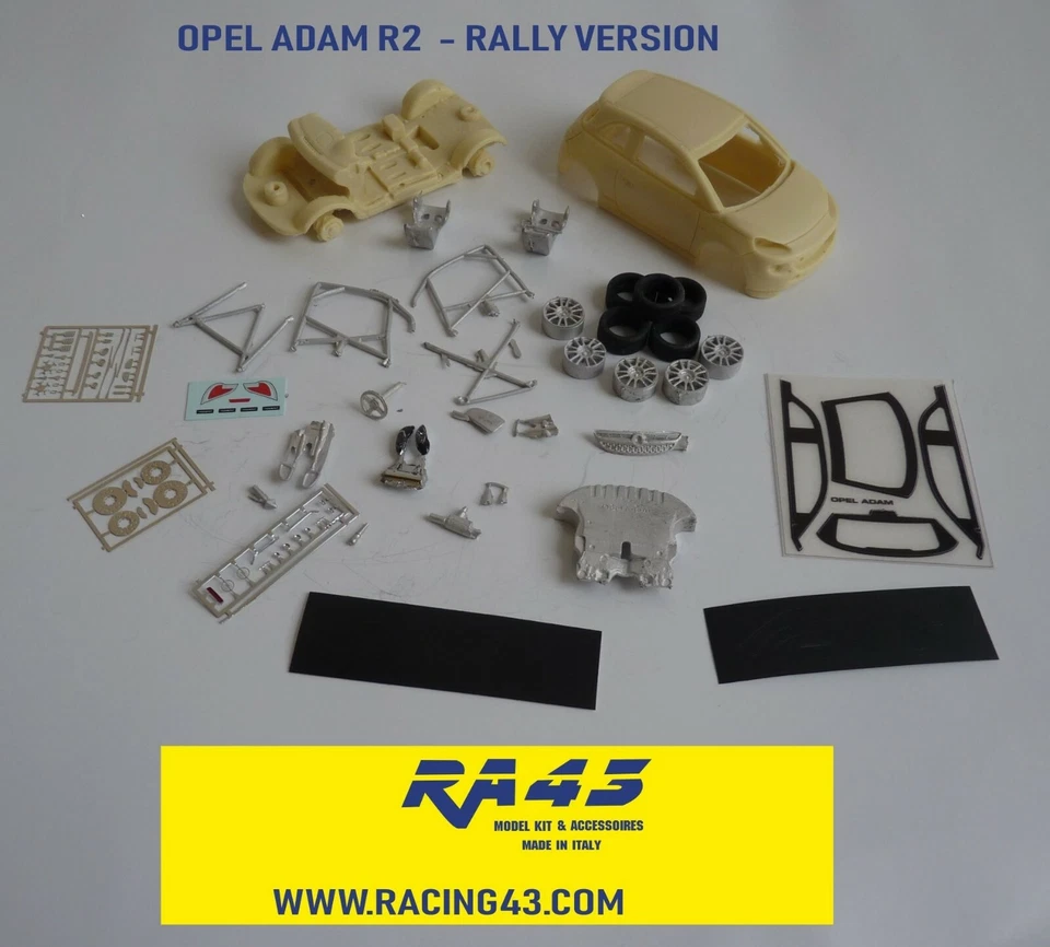 1/43 Opel Adam R 2 Rally Ypres 2019 Dolfen Kit - Immagine 2 di 2
