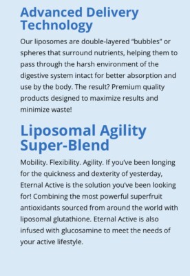 vasayo アクティブ Vasayo Active Liposomal Agility Super-blend Dietary Supplement 30