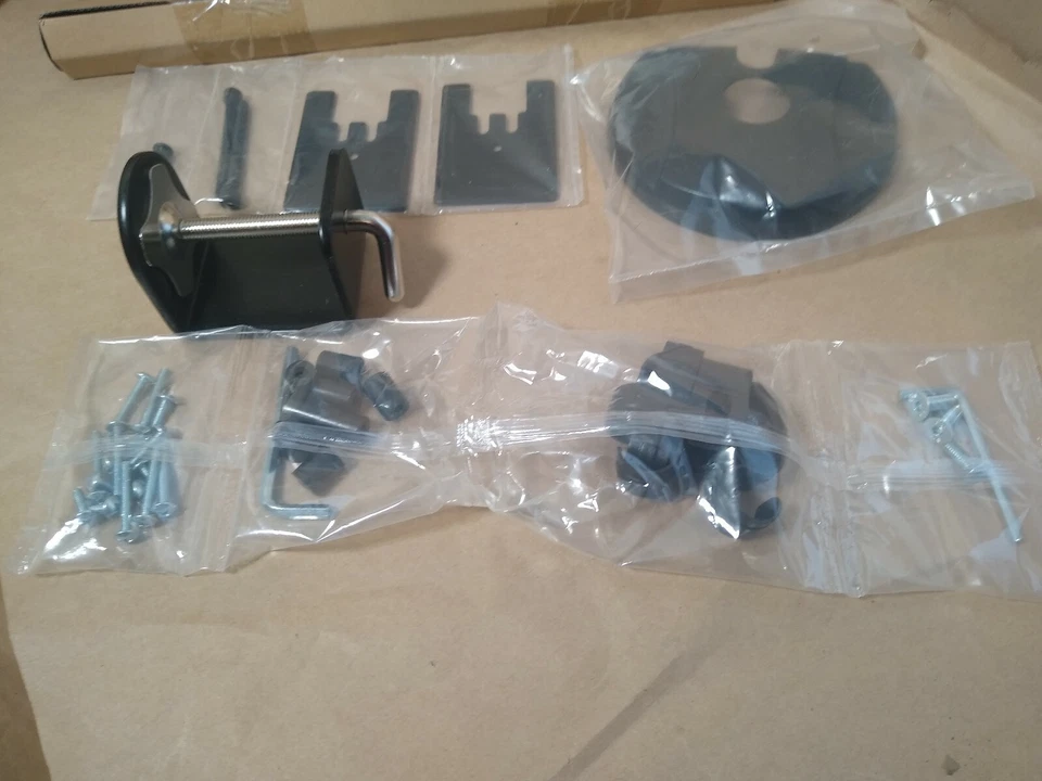 Monoprice Essential Dual Monitor Articulate Arm Desk Mount 180° Swiv/360 Rotate - Image 3 of 4