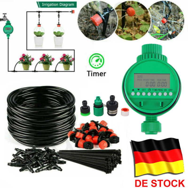 Garten Bewässerungssystem 25100m Schlauch Automatisch Bewässerung