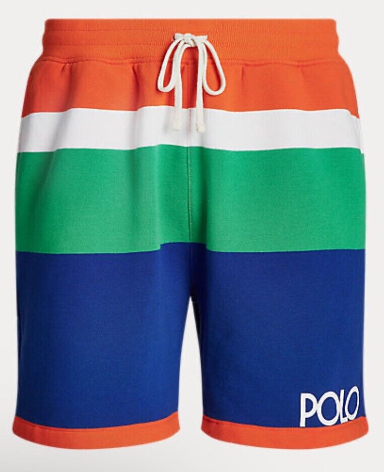 POLO Ralph Lauren Color Block Striped Shorts LARGE Sailing POLO Ralph Lauren Color Block Striped Shorts LARGE Sailing