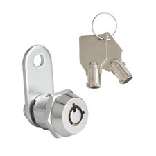 5 Tubular Cam Lock 7/8" Camper Drawer Toolbox Cabinet Key Removable Keyed Alike