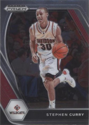 2021-22 Stephen Curry Prizm NBA 75th Anniversary Edition Logo SSP