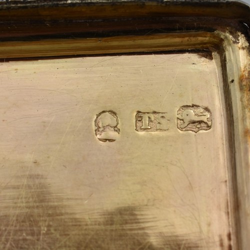 Georgian Antique Solid Silver Snuff Box 1829 Thomas Shaw George IV - Picture 10 of 10