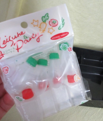 PIG SHAPED mini soy sauce bottles to go refillable CONTAINER for sushi bento box