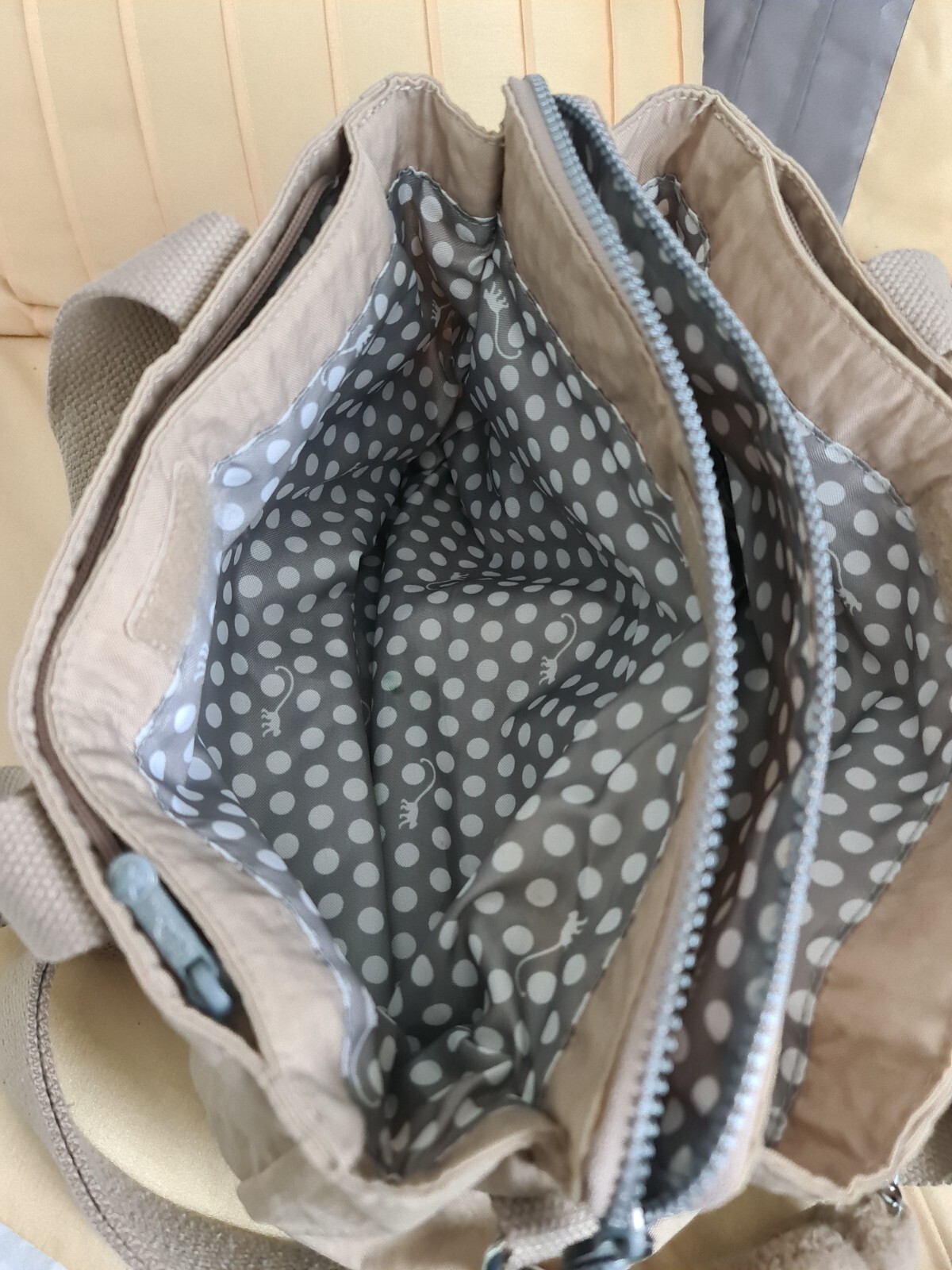 KIPLING BEIGE CROSSBODY BAG WITH LIESBETH MONKEY eBay