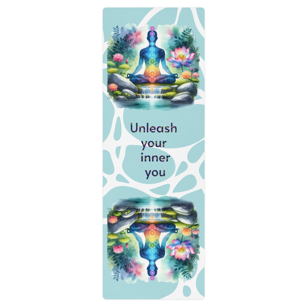 Eco-Friendly Handmade Rubber Yoga Mat for Meditation & Practice  