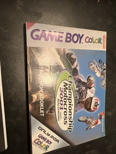 CHAMPIONSHIP MOTOCROSS 2001 Nintendo Gameboy Color Complete Boxed Ricky Carmicha - Picture 3 of 7