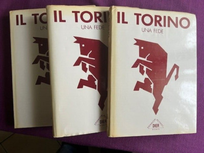 TURIN FUSSBALL 3 BÄNDE IL TORINO UNA FEDE