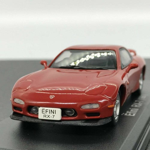Mini Car Mazda Efini RX-7 1991 Red 1/43 Scale Box Display Diecast Vol 78 - Picture 7 of 12