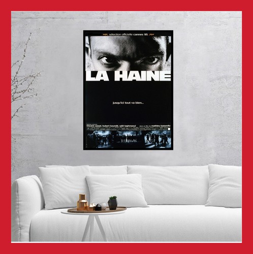 Poster Su Tela Del Film La Haine – Stampa Artistica Da Parete 20x30 Cm, Senza Cornice, Perfetta Per Soggiorno