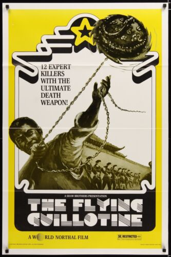 THE FLYING GUILLOTINE 1975 Movie Poster 27x41 #MoviePoster #KungFu #MartialArts