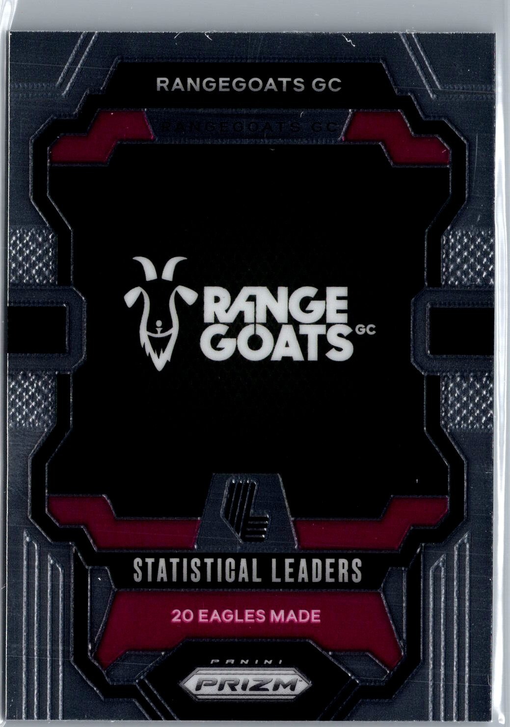 2024 Panini Prizm LIV Statistical Leaders Rangegoats GC #88 Golf Card