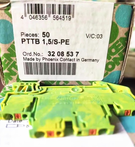 50pcs Phoenix Straight-through Double-layer Terminal PTTB 1.5/S-PE 3208537 - Picture 4 of 5