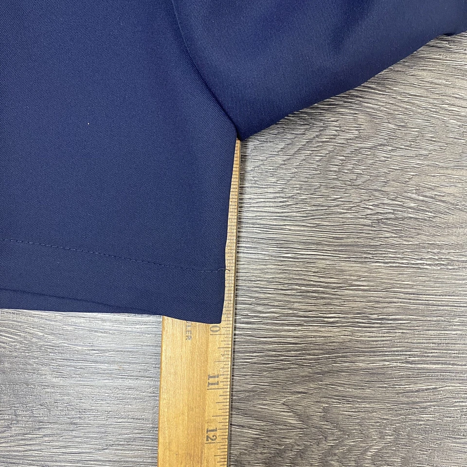 Pantalones cortos de golf IZOD para hombre talla 30 frente plano calce recto azul Foto 4 de 4