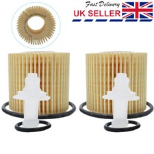 2x For Toyota Avensis Auris Yaris Verso 1.6 1.8 Engine Oil Filter 04152-YZZA6