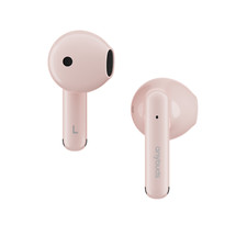 Semi-In-Ear Wireless Earbuds ENC Call Noise Cancellation Earphones, Pink