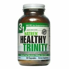 Natren Healthy Trinity Probiotic Dietary Supplement (60 Capsules) EXP 9/15/2026