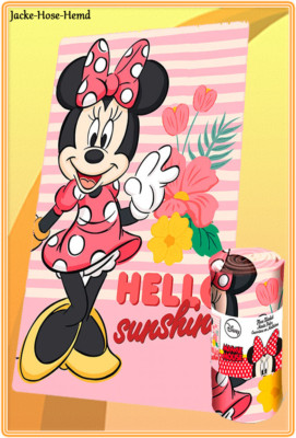 Disney`s Minnie Mouse Baby Decke Kuscheldecke Babydecke Rosa Gr. 150x100cm NEU 