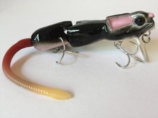 Swimbait Rat Topwater Rat Wakebait  Floating Lure Bass Muskie Pike (Black Color)