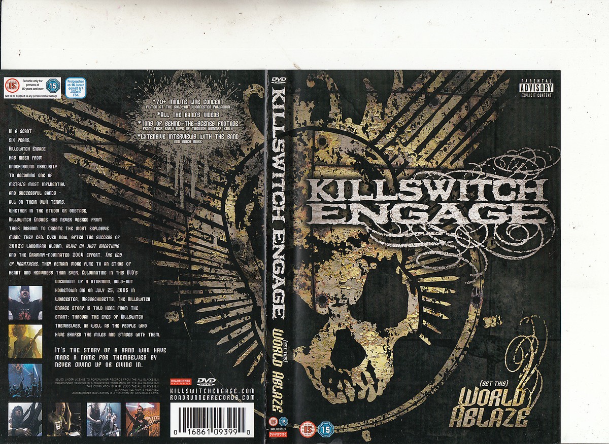 Killswitch Engage-Set This World Ablaze-2005-Music Band k-DVD | eBay