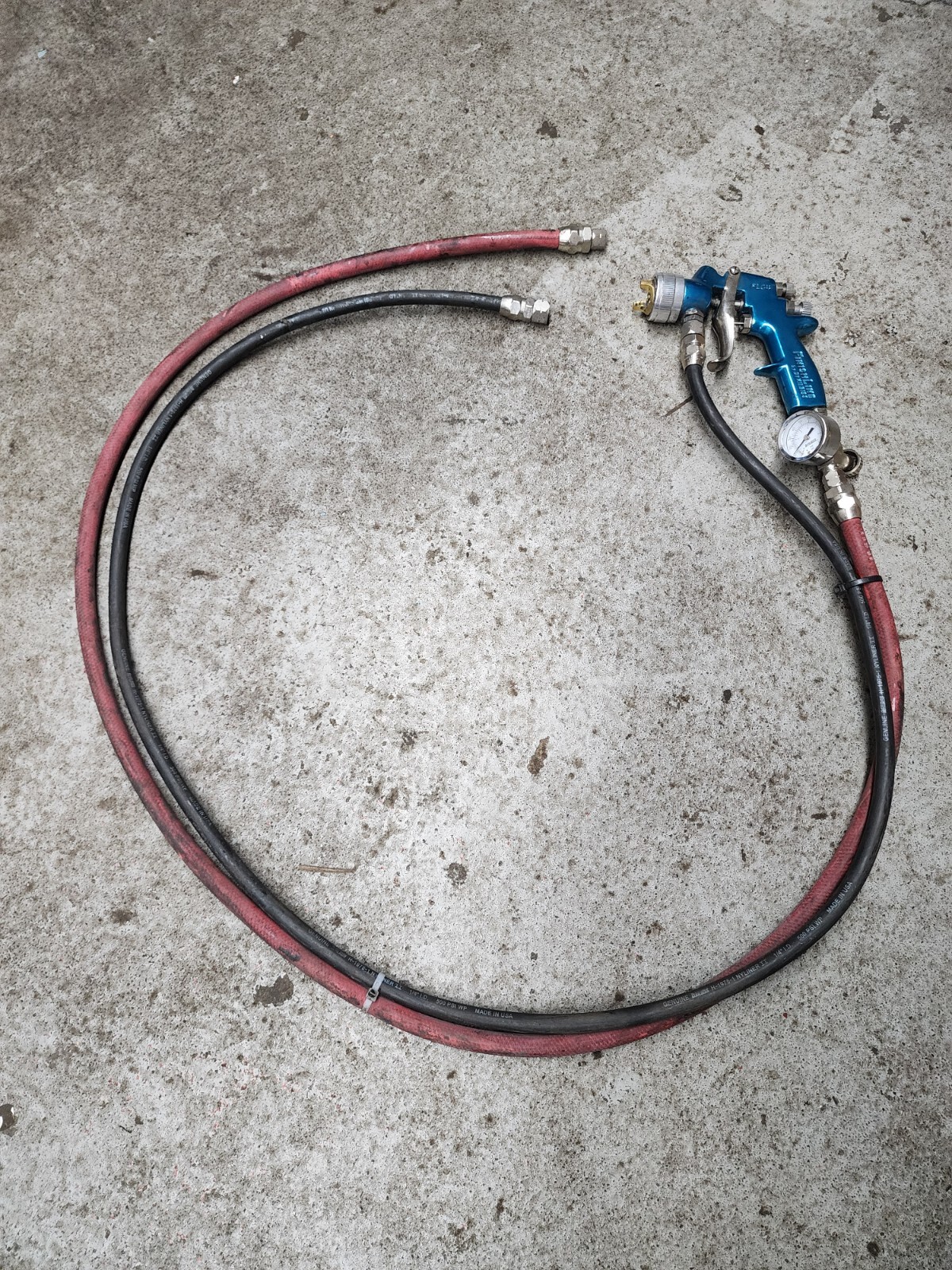 DeVilbiss Finishline FLG4 HVLP Gravity Feed Spray Gun N9373 for sale