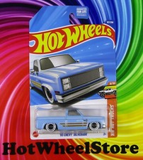 2025 Hot Wheels Light Blue  '83 CHEVY SILVERADO  Hot Trucks  157 79-060925