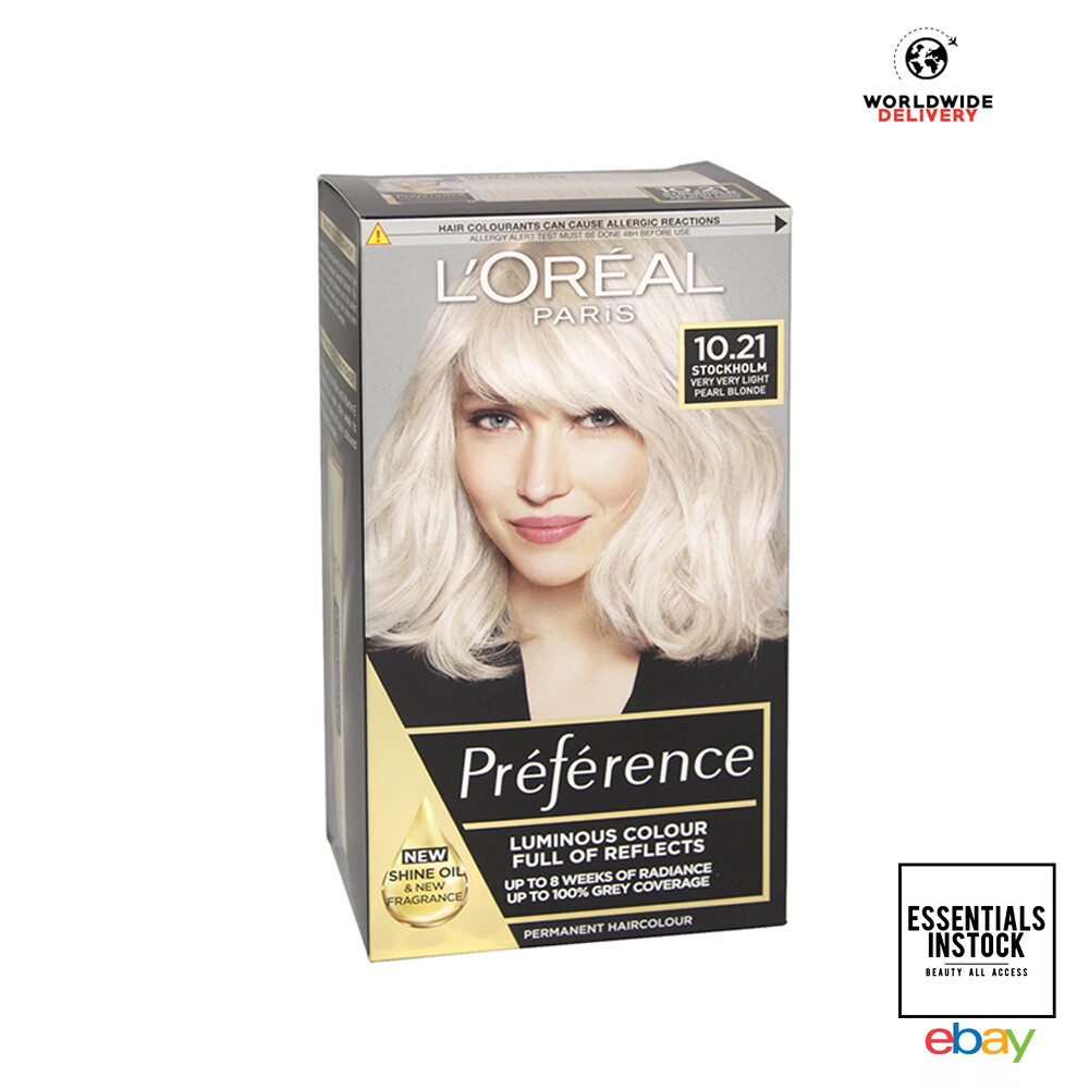 L'Oreal Preference Stockholm 10.21 Very Very Light Pearl Blonde