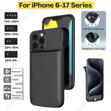 Battery Charger Case For iPhone17 16 15 14 13 12 11 X Power Bank Charging Cover