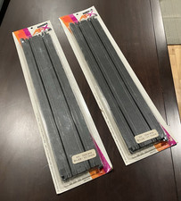 2 HTF 2 Pc NOS AFX 15" Straight Slot Car Tracks No. 2542 w/Cracks in Bubbles