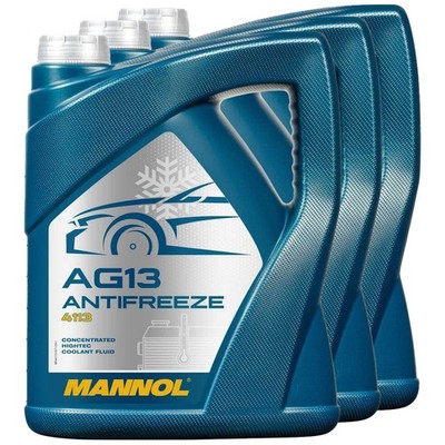 Frostschutz Konzentrat 3 X 5 Liter MANNOL Kühler Antifreeze AG13 grün -40°C G13