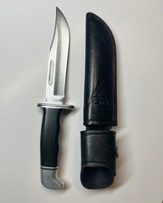 Buck Knives Special 119 Black Phenolic Handle w/ Original Sheath - Preowned