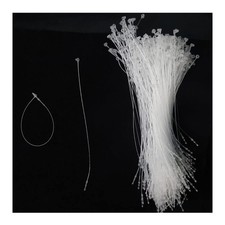 3Packs 3000PCS 7Inch Plastic Fastener Hang Tag Snap Lock Pin Loop Clothing Pr...