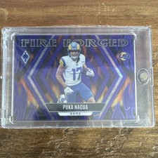 Panini 2023 Phoenix Fire Forged Puka Nacua #FF-8 Purple 80/125 Football Card